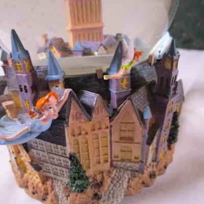 Musical glass waterglobe, Peter Pan scene
