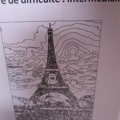 Paint by number Eiffel Tower