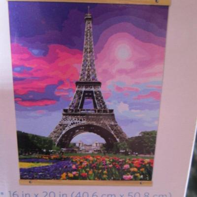 Paint by number Eiffel Tower