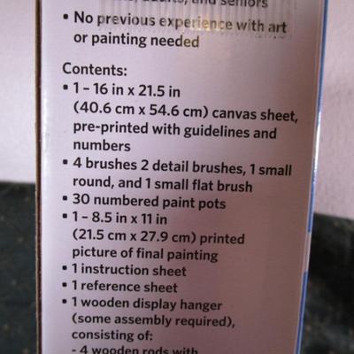 Paint by number Eiffel Tower