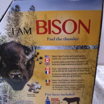 I Am Bison jigsaw puzzle. New in box.