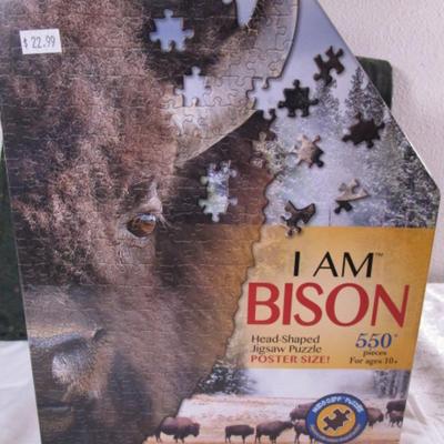 I Am Bison jigsaw puzzle. New in box.