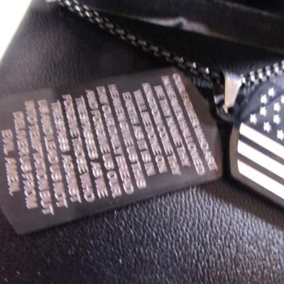 New men's necklace in case