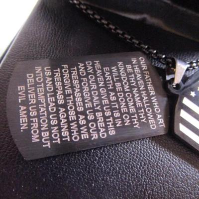 New men's necklace in case