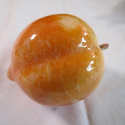 Vintage polished stone fruit