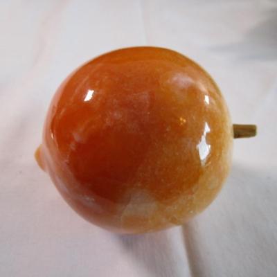 Vintage polished stone fruit