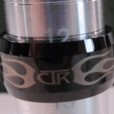 Men's CTR ring black with flames