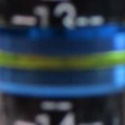 Men's tungsten ring, green & blue