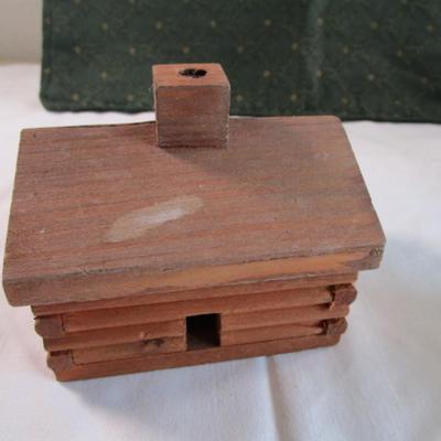 Smoking house with incense logs