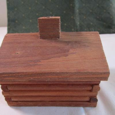 Smoking house with incense logs