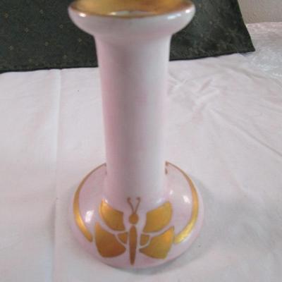 Vintage ceramic candlestick holder