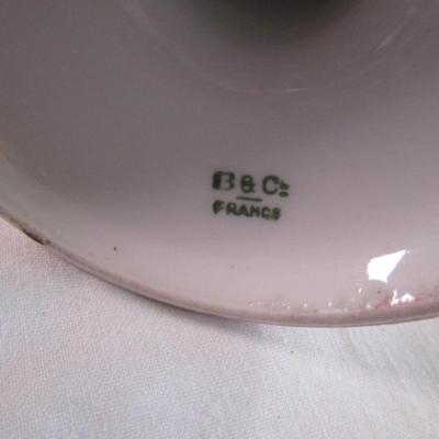 Vintage ceramic candlestick holder