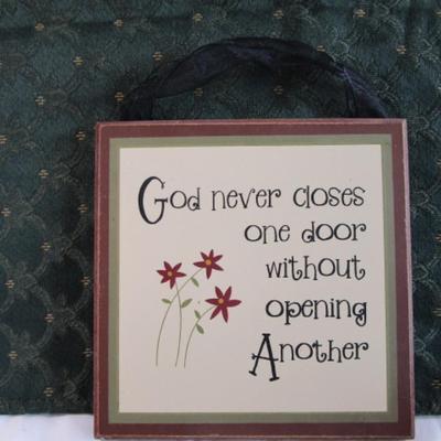 3 Inspirational plaques