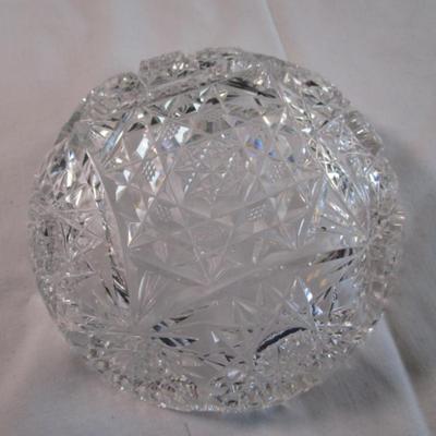 Vintage Cut glass bowl, American Brilliant Period