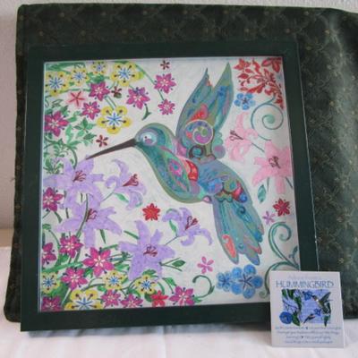Hummingbird picture and magnet