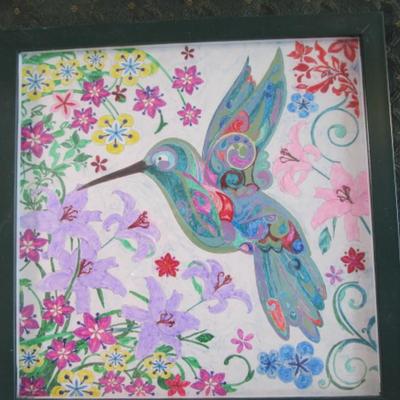 Hummingbird picture and magnet