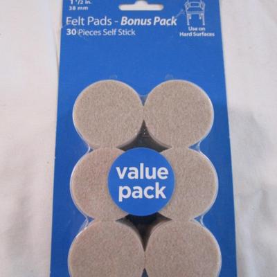 30 Felt pads 1-1/2"