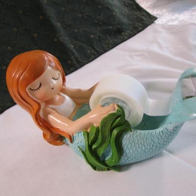 Mermaid tape dispenser