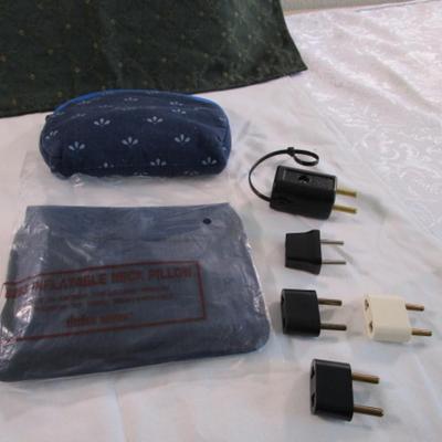 European electric plug converters, new travel inflatable neck pillow