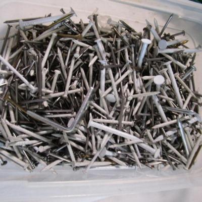 Misc. nails, various sizes