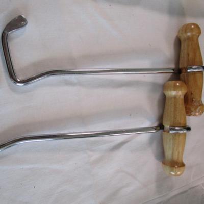 Gofer pickup & reaching tool, Long shoe horn, boot pullers