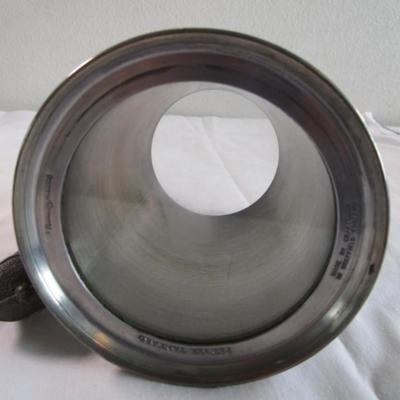 Pewter stein, etched with Declaration of the 13 United States
