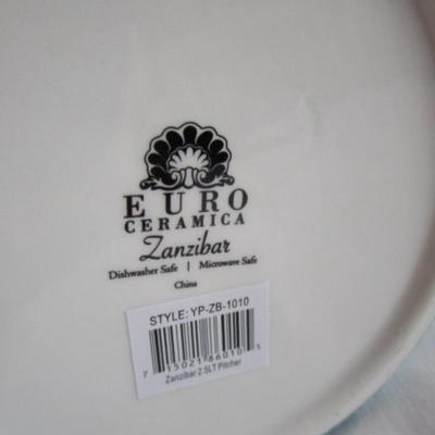 New Euro Ceramica Water pitcher, Zanzibar pattern
