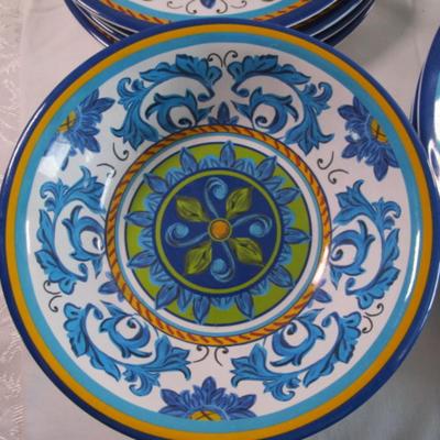 Brand new set of Certified International Melamine dishes
