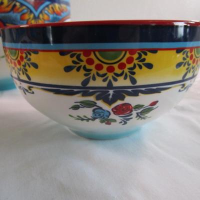 New Euro Ceramica mixing bowls, Zanzibar pattern