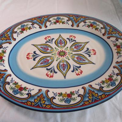 New Euro Ceramica serving platter, Zanzibar pattern