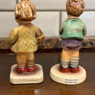 2 Hummels - #479 "I BROUGHT YOU A GIFT" and #483 "I'll PROTTECT HIM" Boy with Lamb