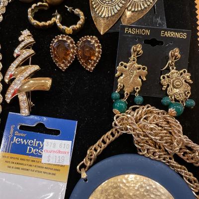 Bold in gold tone jewelry