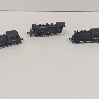 2 - N Scale All-Wheel Drive Locomotive A.T. & S.F.