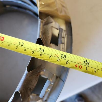 6 Vintage Wheel Covers 15"