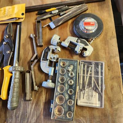 Large Tabletop Tool Lot