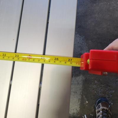 Folding Camping Table with Bag 27"x27"