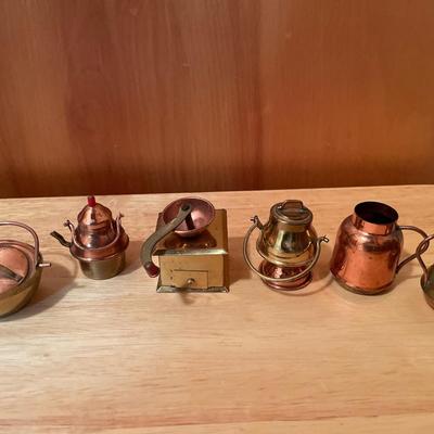 Miniature copper decor