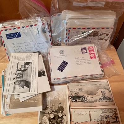 Vintage international envelops and post cards