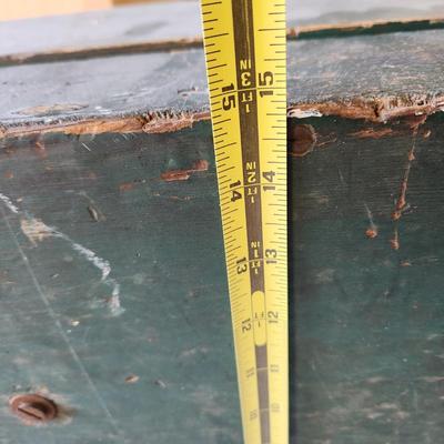 Vintage Wooden Tool Box w Tools