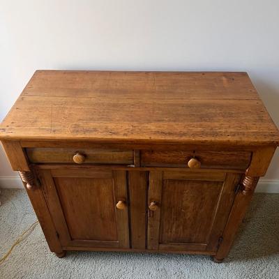 Early American Jelly Cupboard Cabinet (GB2-RG)