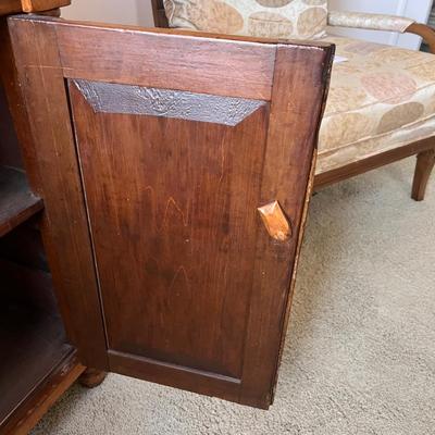 Early American Jelly Cupboard Cabinet (GB2-RG)