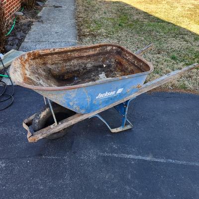 Jackson Blue Steel Wheelbarrow