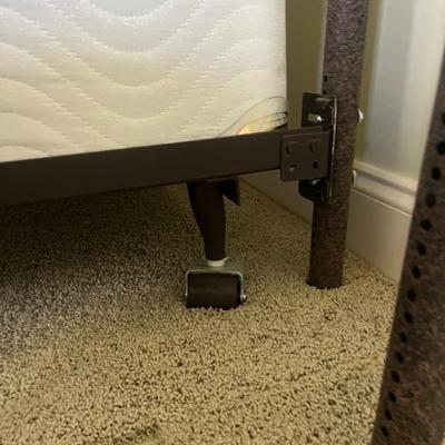 Two Metal Twin Headboards & Twin Bed Frame (GB1-MG)
