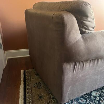 Leather Trend Chair & Ottoman (O-MG)