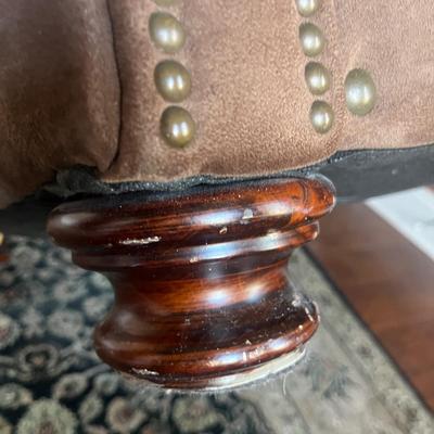 Leather Trend Chair & Ottoman (O-MG)