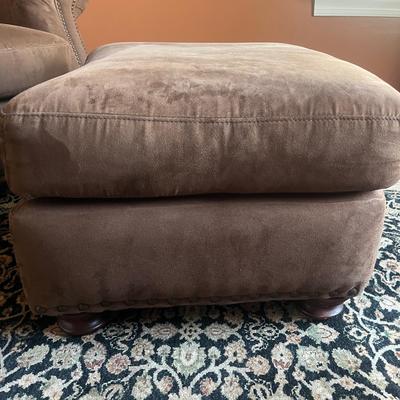 Leather Trend Chair & Ottoman (O-MG)