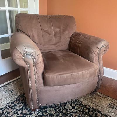 Leather Trend Chair & Ottoman (O-MG)
