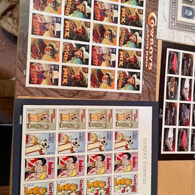 Classics, cowboys, cars & comics stamps