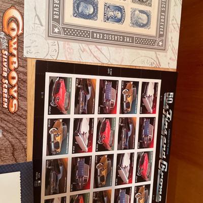 Classics, cowboys, cars & comics stamps