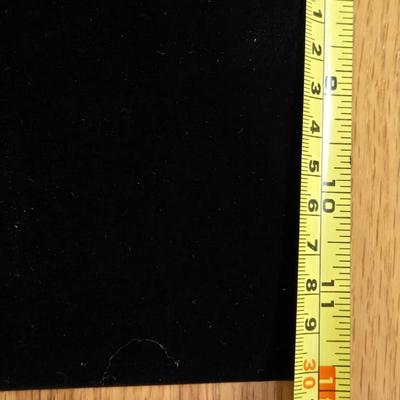 (2) New Black Velvet Stands with Hooks